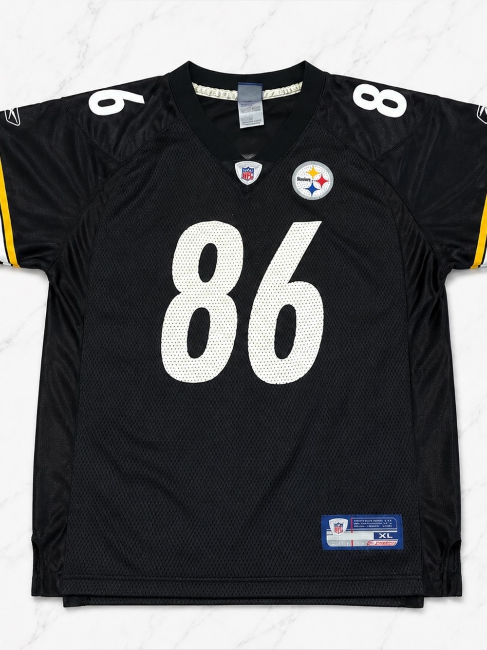 Pittsburgh Steelers Black #86 Replica Football Jersey